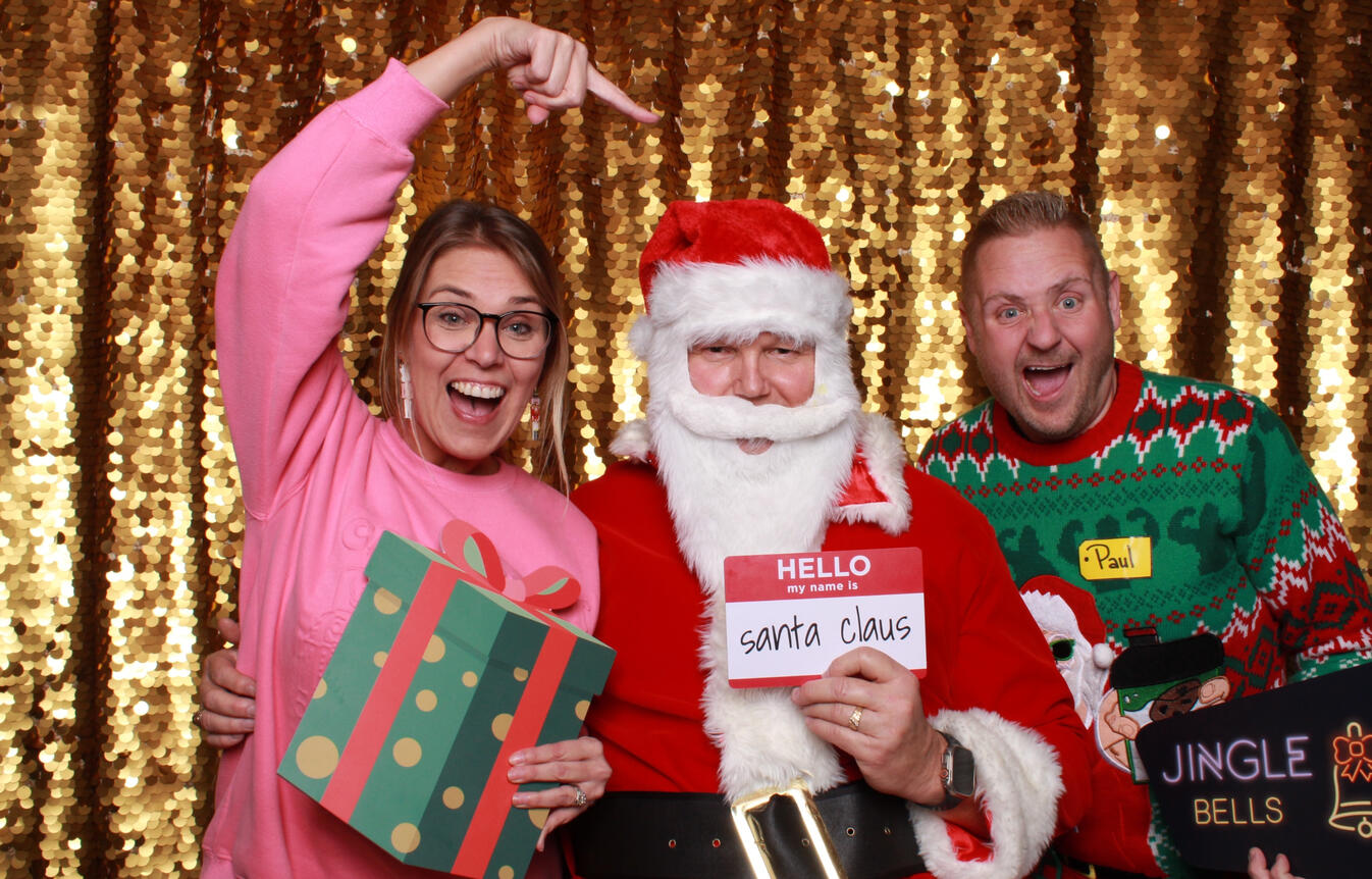 Kitsap Credit Union Holiday Party photo booth