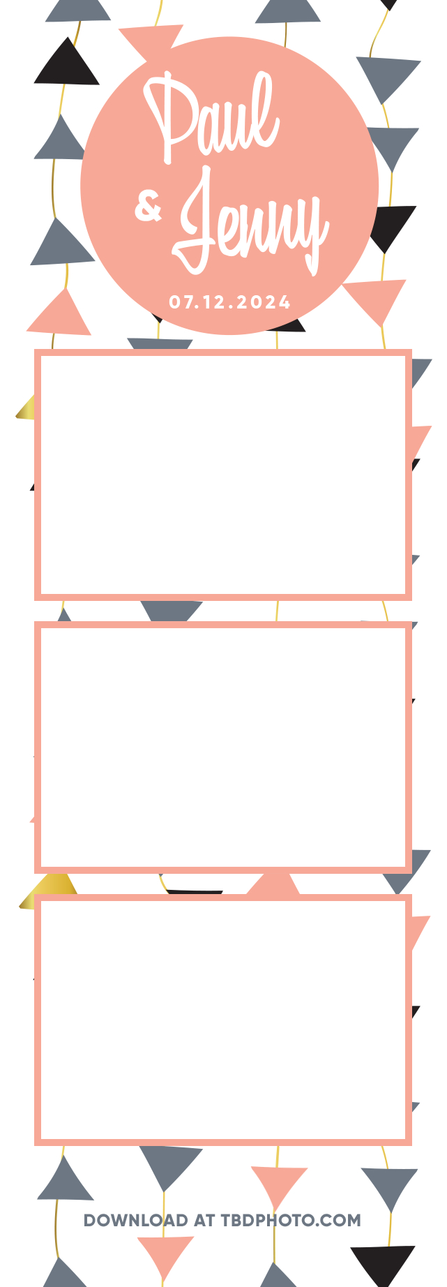 FlyAway photo strip template